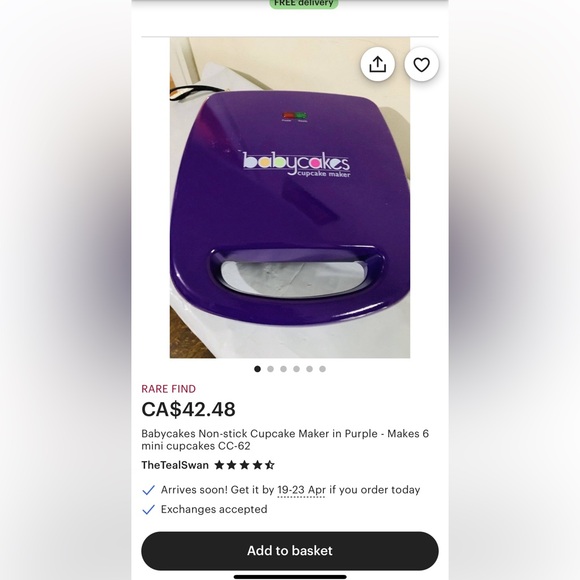 Babycakes - cupcake maker - Picture 4 of 4